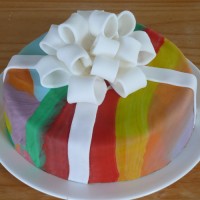 Gift Box - Tie Dye Cake